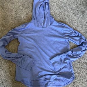 a blue athleta long sleeve top!